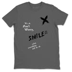 12s Black Wolf Grey shirts to match jordans It's Ok Don't Worry sneaker match tees Air Jordan 12 Black Wolf Grey SNRT Sneaker Release Tees unisex cotton Cool Grey 2 crew neck shirts