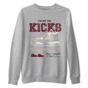 4s A Ma Maniere x Fossil Stone shirts to match jordans I've Got The Kicks sneaker match tees 4s A Ma Maniere x Fossil Stone match shoes to clothes SNRT Sneaker Tees unisex cotton Heather Grey 2 shirts