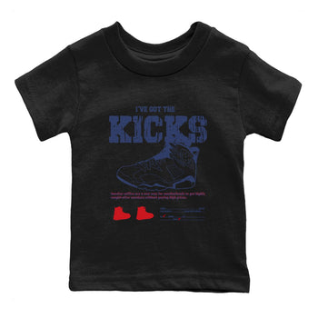 6s Olympic shirts to match jordans I've Got The Kicks sneaker match tees Air Jordan 6 Olympic SNRT Sneaker Tees streetwear brand Baby and Youth Black 2 cotton tee