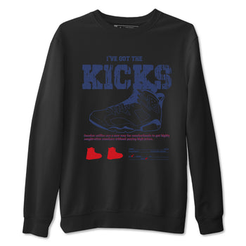 6s Olympic shirts to match jordans I've Got The Kicks sneaker match tees Air Jordan 6 Olympic SNRT Sneaker Tees streetwear brand Black 2 unisex cotton tee