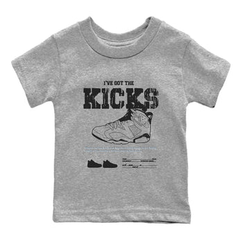 AJ6 White Black shirts to match jordans I've Got The Kicks sneaker match tees Air Jordan 6 White Black SNRT Sneaker Tees streetwear brand Baby and Youth Heather Grey 2 cotton tee