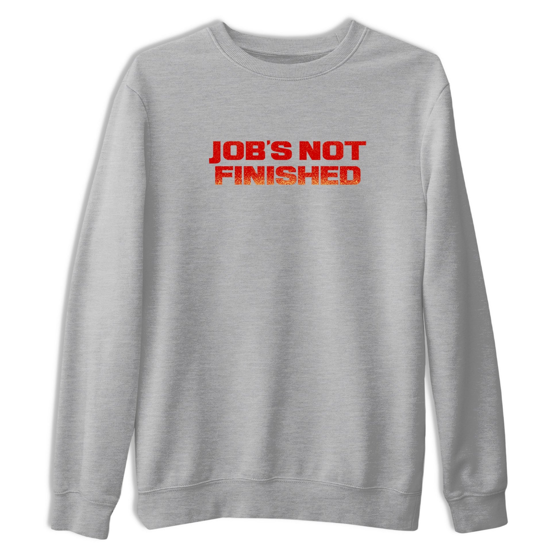 Best Christmas gifts for sneakerheads  – Sneaker Tees To Match Nike KB 9 China Sneakers – Job's Not Finished Graphic Tee Heather Grey 2