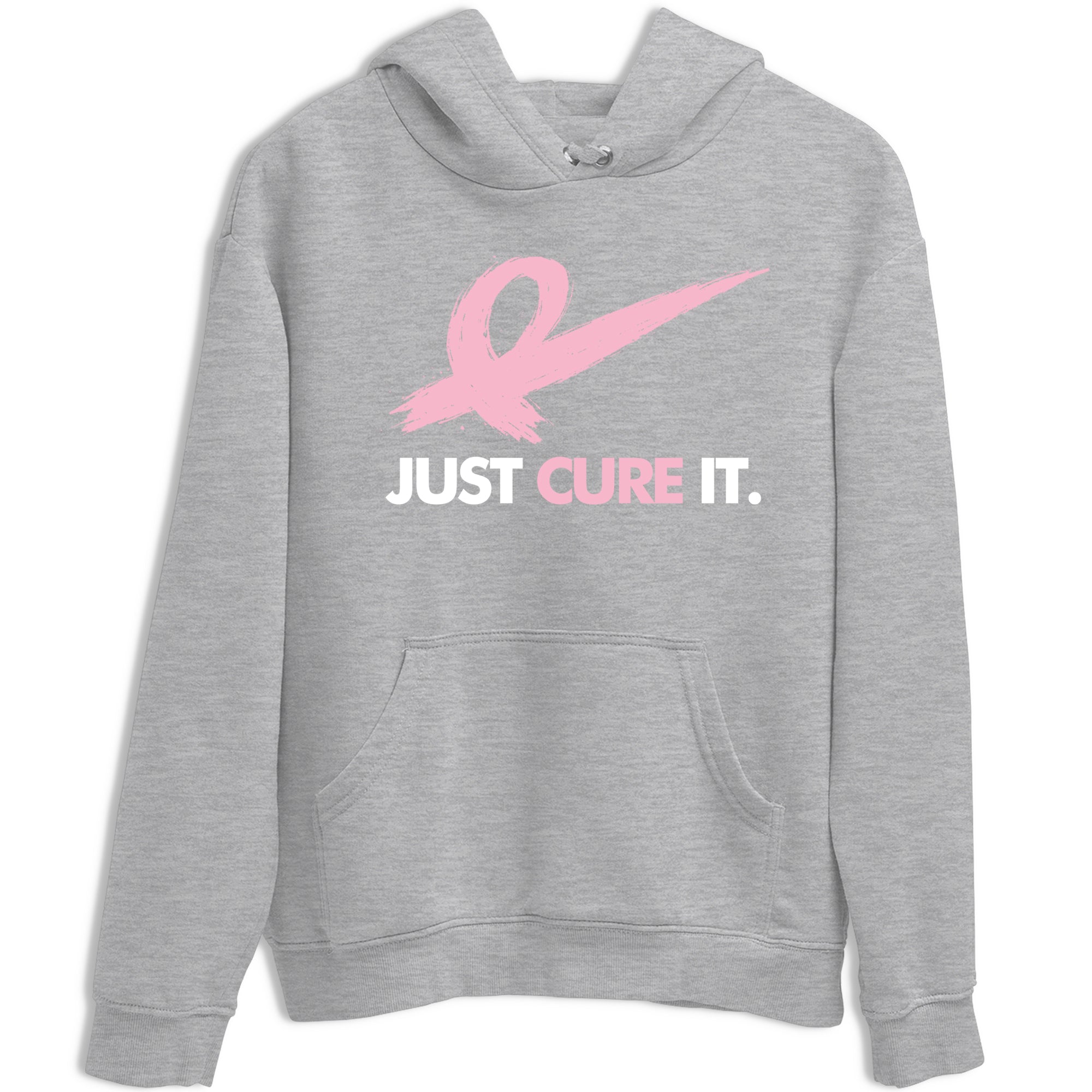 Sneaker Threads Sneaker Tees To Match Air Jordan 5 Medium Soft Pink Just Cure It Graphic Tee Heather Grey 2. Perfect for Jordan releases 2025 colorways. breast cancer awareness.
