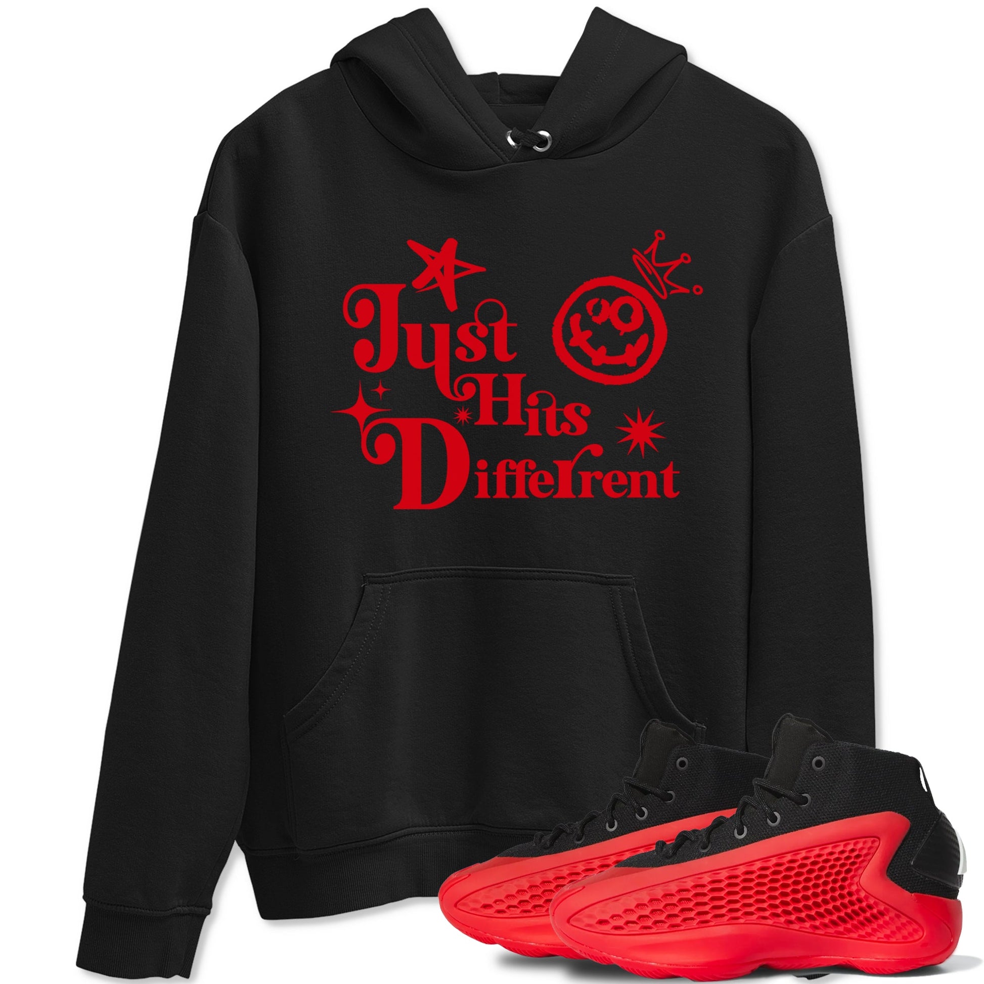 AE 1 Bred shirts to match jordans Just Hits Different sneaker match tees AE 1 Bred match shoes to clothes SNRT Sneaker Tees unisex cotton Black 1 shirts