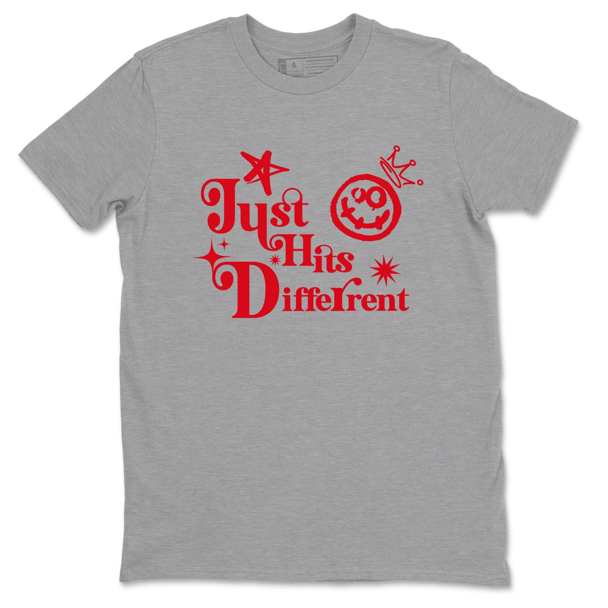 AE 1 Bred shirts to match jordans Just Hits Different sneaker match tees AE 1 Bred match shoes to clothes SNRT Sneaker Tees unisex cotton Heather Grey 2 shirts