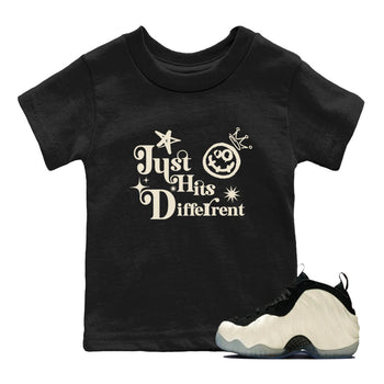 Sneaker Threads – Sneaker Tees To Match Air Foamposite One Pearl – Just Hits Different Youth Graphic Tee Black 1. Perfect for Jordan releases 2025 colorways.