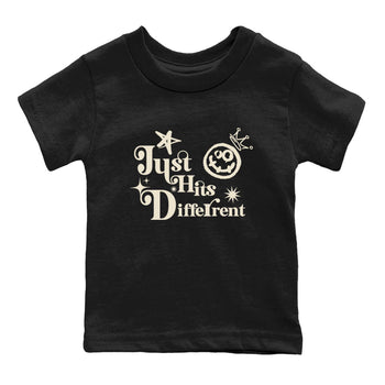 Sneaker Threads – Sneaker Tees To Match Air Foamposite One Pearl – Just Hits Different Youth Graphic Tee Black 2. Perfect for Jordan releases 2025 colorways.