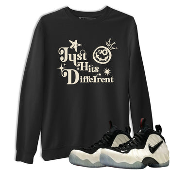 Sneaker Threads – Sneaker Tees To Match Air Foamposite One Pearl – Just Hits Different Graphic Tee Black 1. Perfect for Jordan releases 2025 colorways.