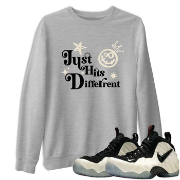 Sneaker Threads – Sneaker Tees To Match Air Foamposite One Pearl – Just Hits Different Graphic Tee Heather Grey 1. Perfect for Jordan releases 2025 colorways.