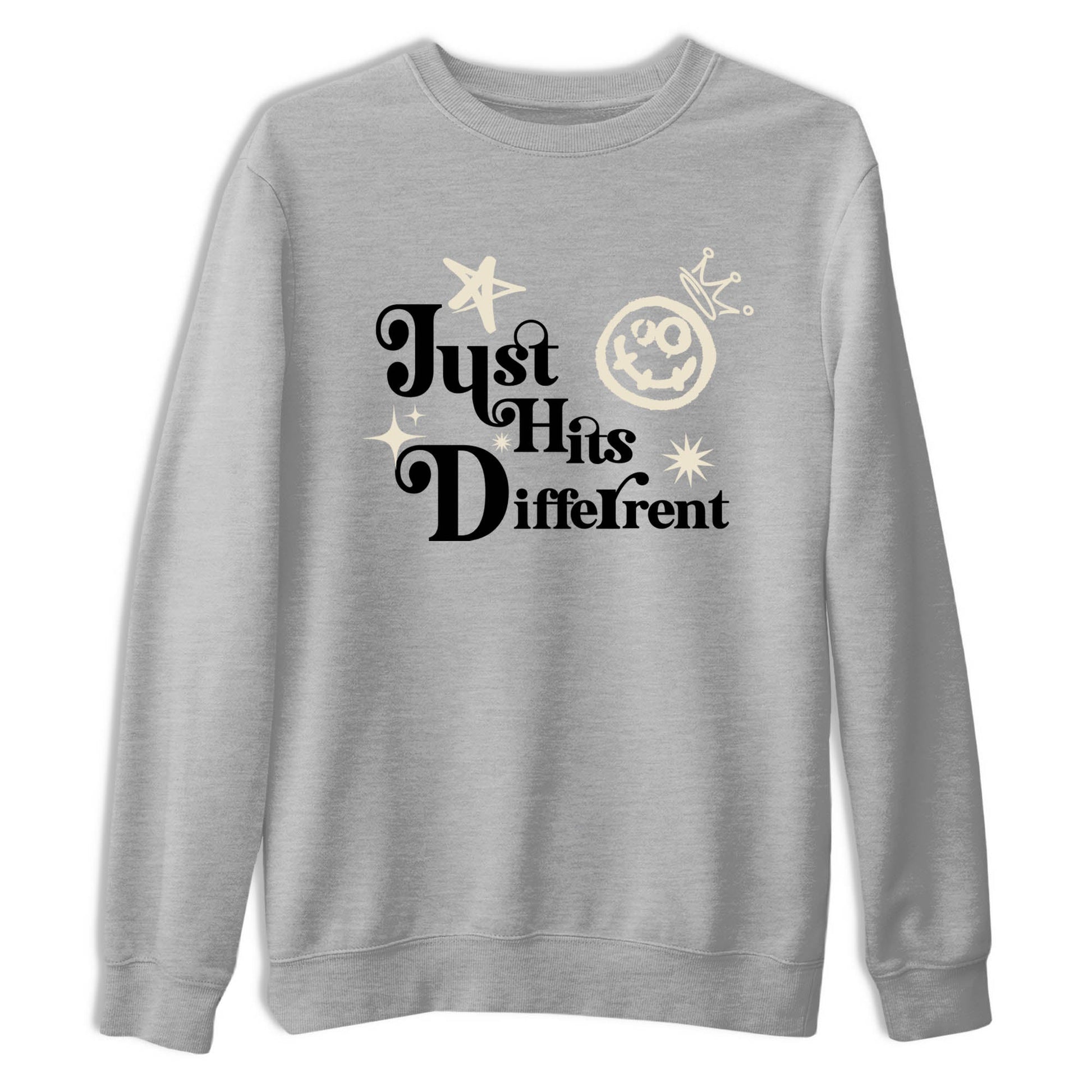 Sneaker Threads – Sneaker Tees To Match Air Foamposite One Pearl – Just Hits Different Graphic Tee Heather Grey 2. Perfect for Jordan releases 2025 colorways.