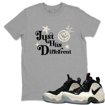 Sneaker Threads – Sneaker Tees To Match Air Foamposite One Pearl – Just Hits Different Graphic Tee Heather Grey 1. Perfect for Jordan releases 2025 colorways.