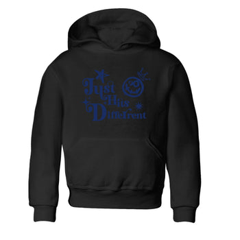 1s Midnight Navy shirts to match jordans Just Hits Different sneaker match tees Air Jordan 1 Midnight Navy match shoes to clothes SNRT Sneaker Tees Youth Baby Black 2 tee