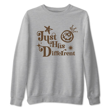 1s Mocha shirts to match jordans Just Hits Different sneaker match tees Air Jordan 1 Mocha match shoes to clothes SNRT Sneaker Tees unisex cotton Heather Grey 2 shirts