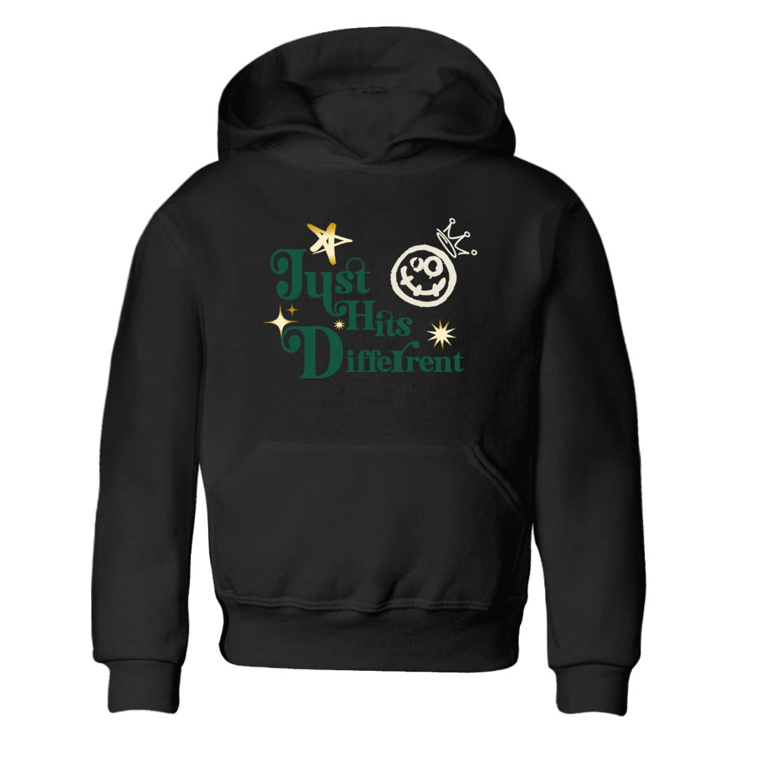Sneaker Threads – Sneaker Tees To Match Air Jordan 1 Pro Green – Just Hits Different Youth Graphic Tee Black 2. Perfect for Jordan releases 2025 colorways.