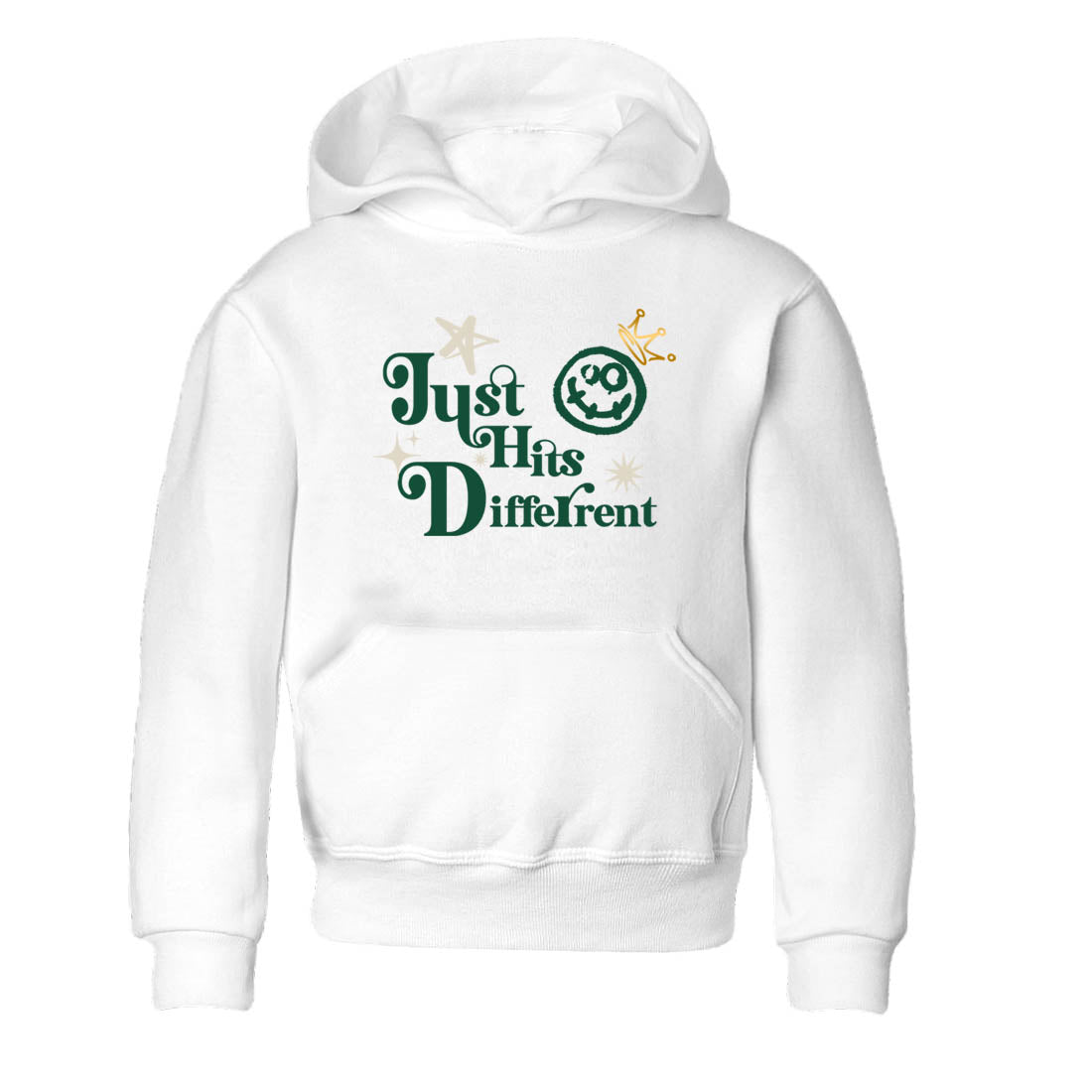 Sneaker Threads – Sneaker Tees To Match Air Jordan 1 Pro Green – Just Hits Different Youth Graphic Tee White 2. Perfect for Jordan releases 2025 colorways.