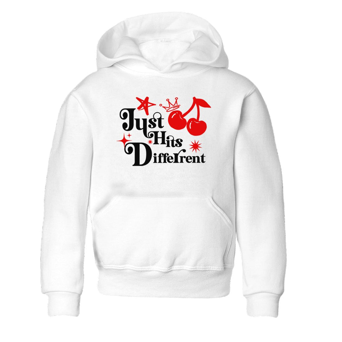 11s Bred Velvet shirts to match jordans Just Hits Different sneaker match tees Air Jordan 11 Retro Bred Velvet match shoes to clothes SNRT Sneaker Tees Youth Baby White 2 tee