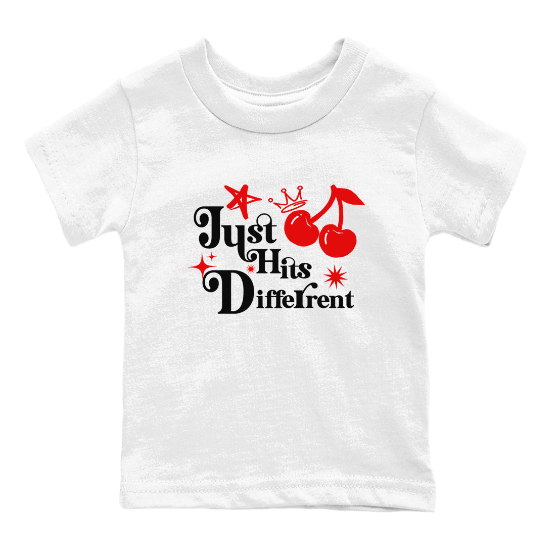 11s Bred Velvet shirts to match jordans Just Hits Different sneaker match tees Air Jordan 11 Retro Bred Velvet match shoes to clothes SNRT Sneaker Tees Youth Baby White 2 tee