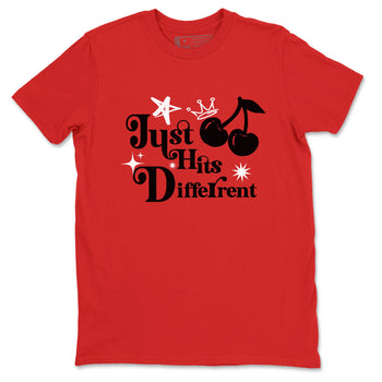 11s Bred Velvet shirts to match jordans Just Hits Different sneaker match tees Air Jordan 11 Retro Bred Velvet match shoes to clothes SNRT Sneaker Tees unisex cotton Red 2 shirts