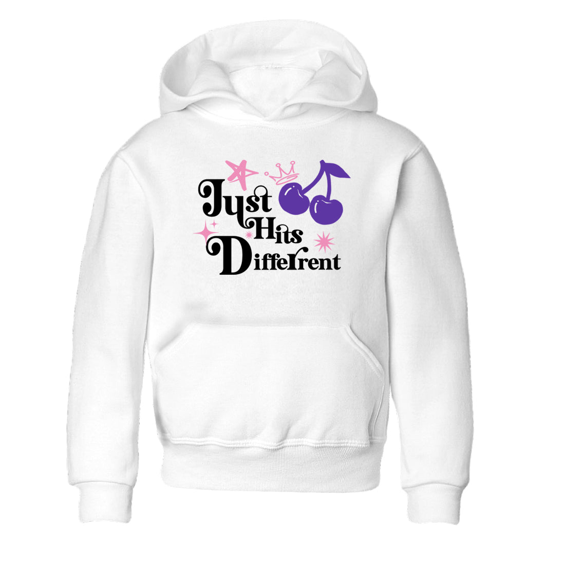 Sneaker match tees – Sneaker Tees To Match Air Jordan 11 Canyon Purple Shoes – Just Hits Different Kids T-Shirt White 2