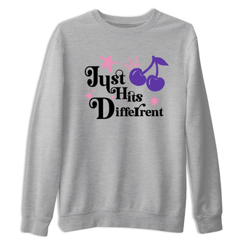 Sneaker match tees – Sneaker Tees To Match Air Jordan 11 Canyon Purple Shoes – Just Hits Different Tee Heather Grey 2