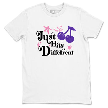 Sneaker match tees – Sneaker Tees To Match Air Jordan 11 Canyon Purple Shoes – Just Hits Different Tee White 2