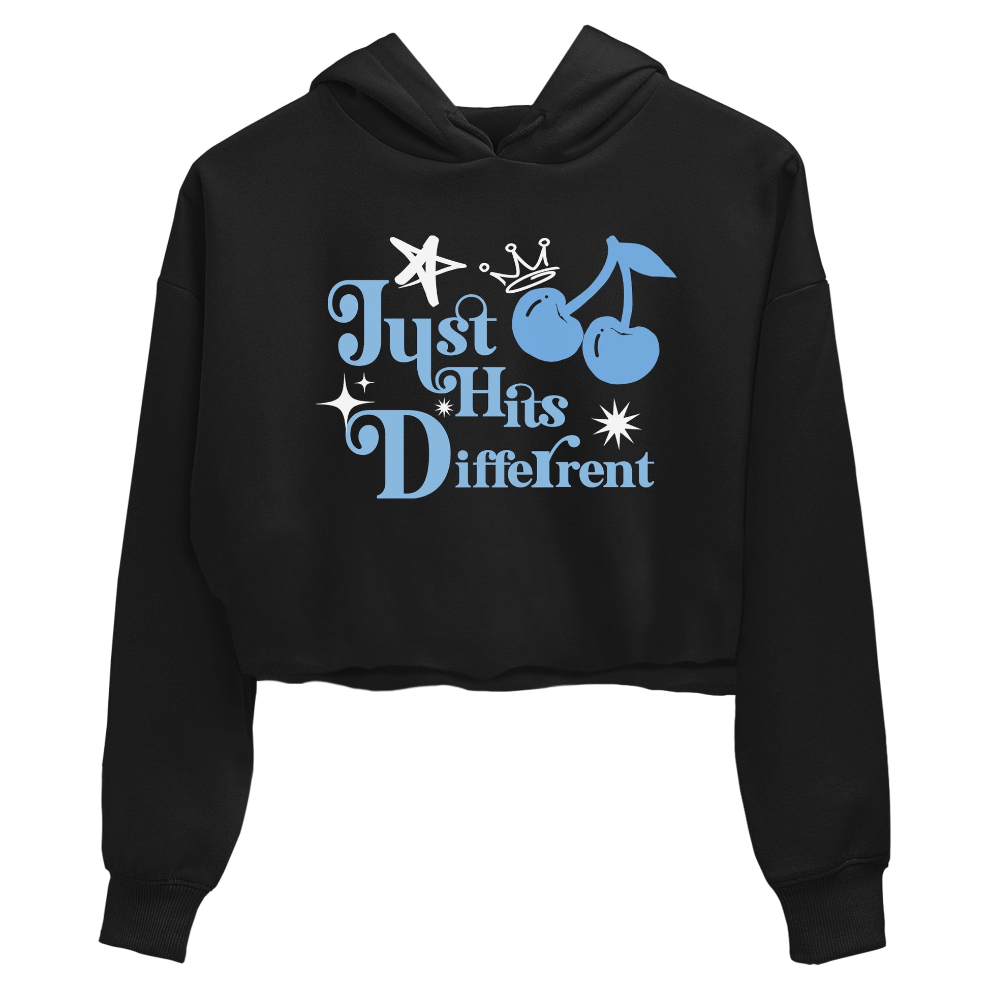 11s Legend Blue shirts to match jordans Just Hits Different best t shirts to wear with jordans AJ11 Retro Legend Blue match shoes to clothes SNRT Sneaker Tees unisex cotton Black 2 crop tee