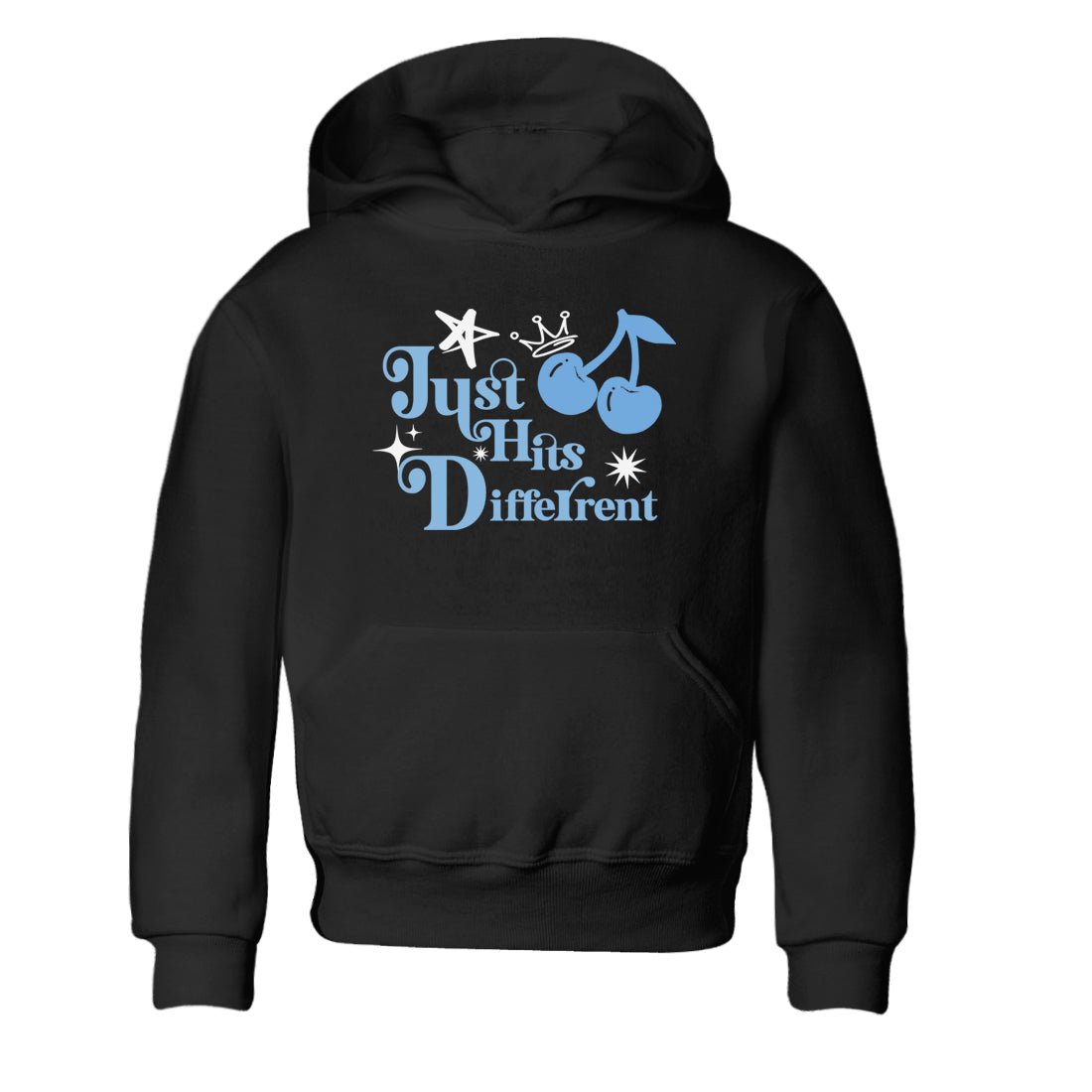 11s Legend Blue shirts to match jordans Just Hits Different best t shirts to wear with jordans AJ11 Retro Legend Blue match shoes to clothes SNRT Sneaker Tees Youth Baby Black 2 tee