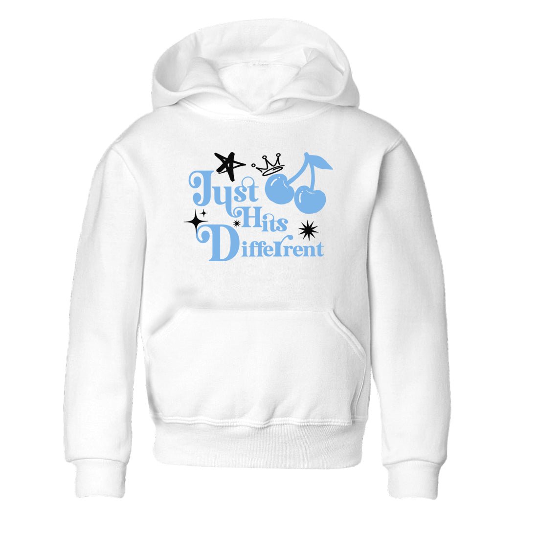 11s Legend Blue shirts to match jordans Just Hits Different best t shirts to wear with jordans AJ11 Retro Legend Blue match shoes to clothes SNRT Sneaker Tees Youth Baby White 2 tee
