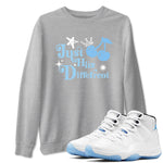 11s Legend Blue shirts to match jordans Just Hits Different best t shirts to wear with jordans AJ11 Retro Legend Blue match shoes to clothes SNRT Sneaker Tees unisex cotton Heather Grey 1 shirts