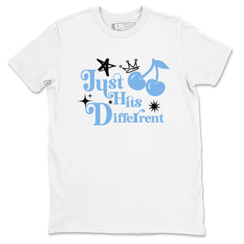 11s Legend Blue shirts to match jordans Just Hits Different best t shirts to wear with jordans AJ11 Retro Legend Blue match shoes to clothes SNRT Sneaker Tees unisex cotton White 2 shirts