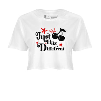 Air Jordan 14 Black Toe t shirts to match sneakers Just Hits Different sneaker match tees 14s Black Toe sneaker match tee SNRT Sneaker Tees unisex cotton White 2 crop tee