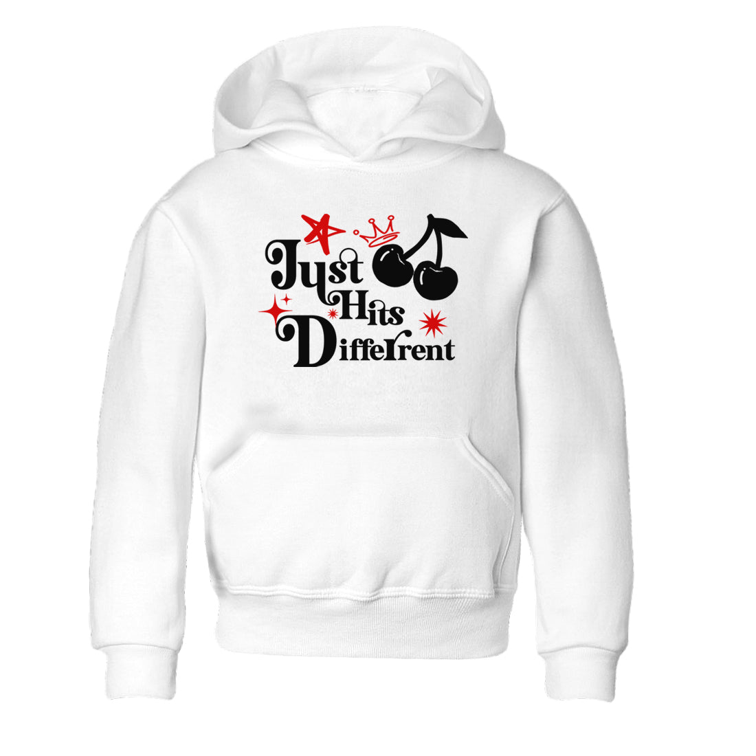 Air Jordan 14 Black Toe t shirts to match sneakers Just Hits Different sneaker match tees 14s Black Toe sneaker match tee SNRT Sneaker Tees Youth Baby White 2 tee