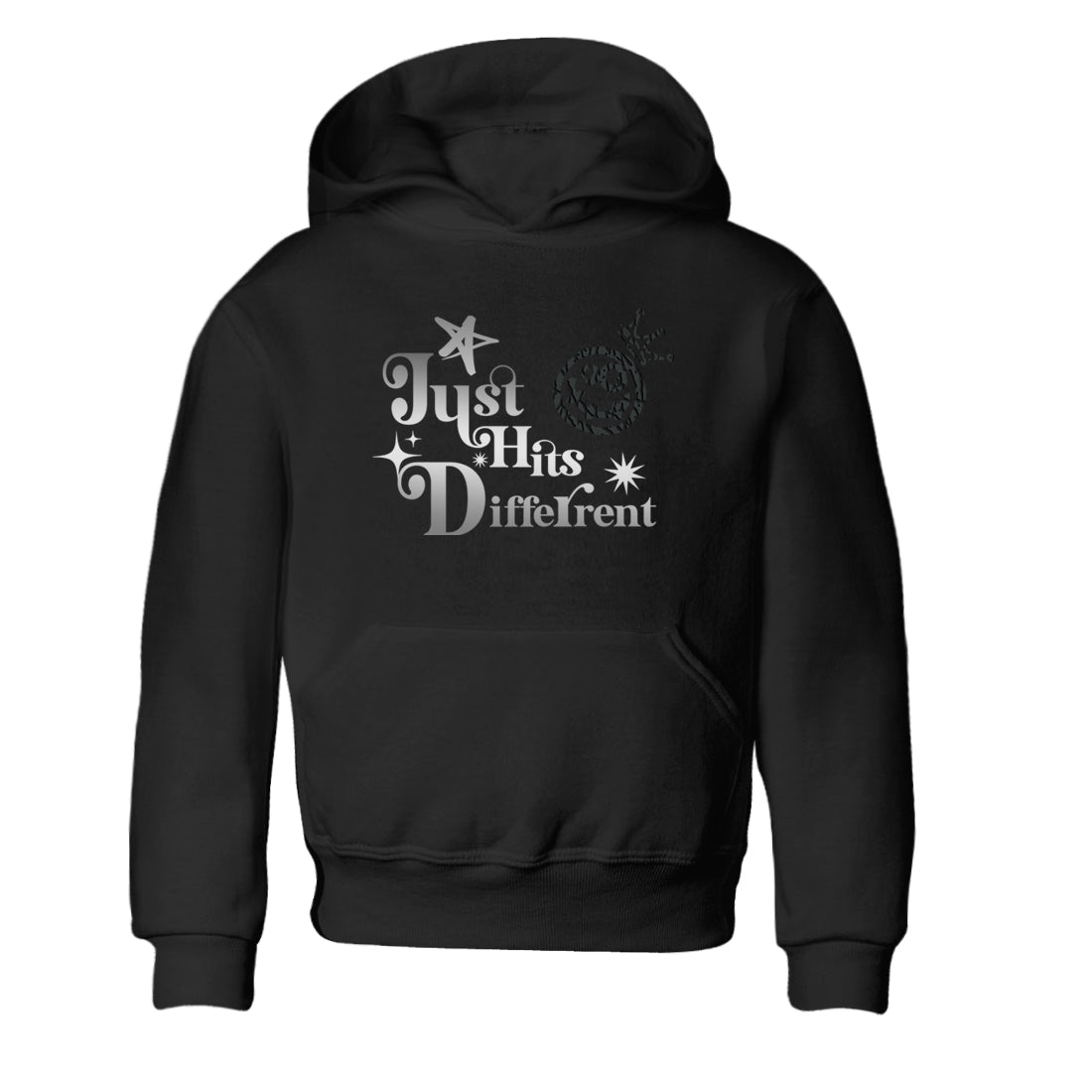 3s Black Cat shirts to match jordans Just Hits Different sneaker match tees Air Jordan 3 Retro Black Cat match shoes to clothes SNRT Sneaker Tees Youth Baby Black 2 tee