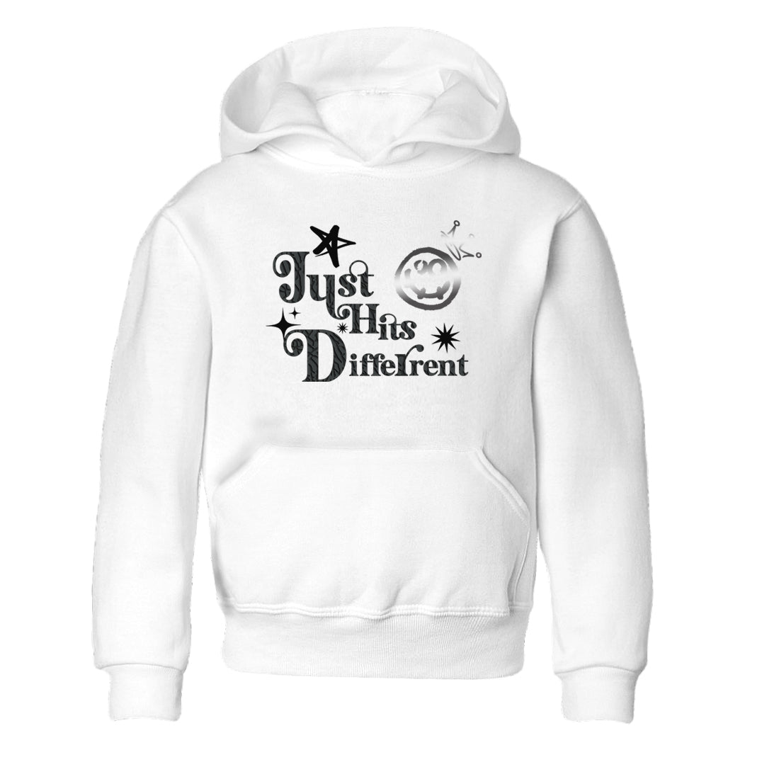3s Black Cat shirts to match jordans Just Hits Different sneaker match tees Air Jordan 3 Retro Black Cat match shoes to clothes SNRT Sneaker Tees Youth Baby White 2 tee