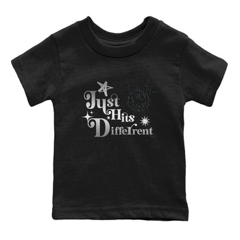 3s Black Cat shirts to match jordans Just Hits Different sneaker match tees Air Jordan 3 Retro Black Cat match shoes to clothes SNRT Sneaker Tees Youth Baby Black 2 tee