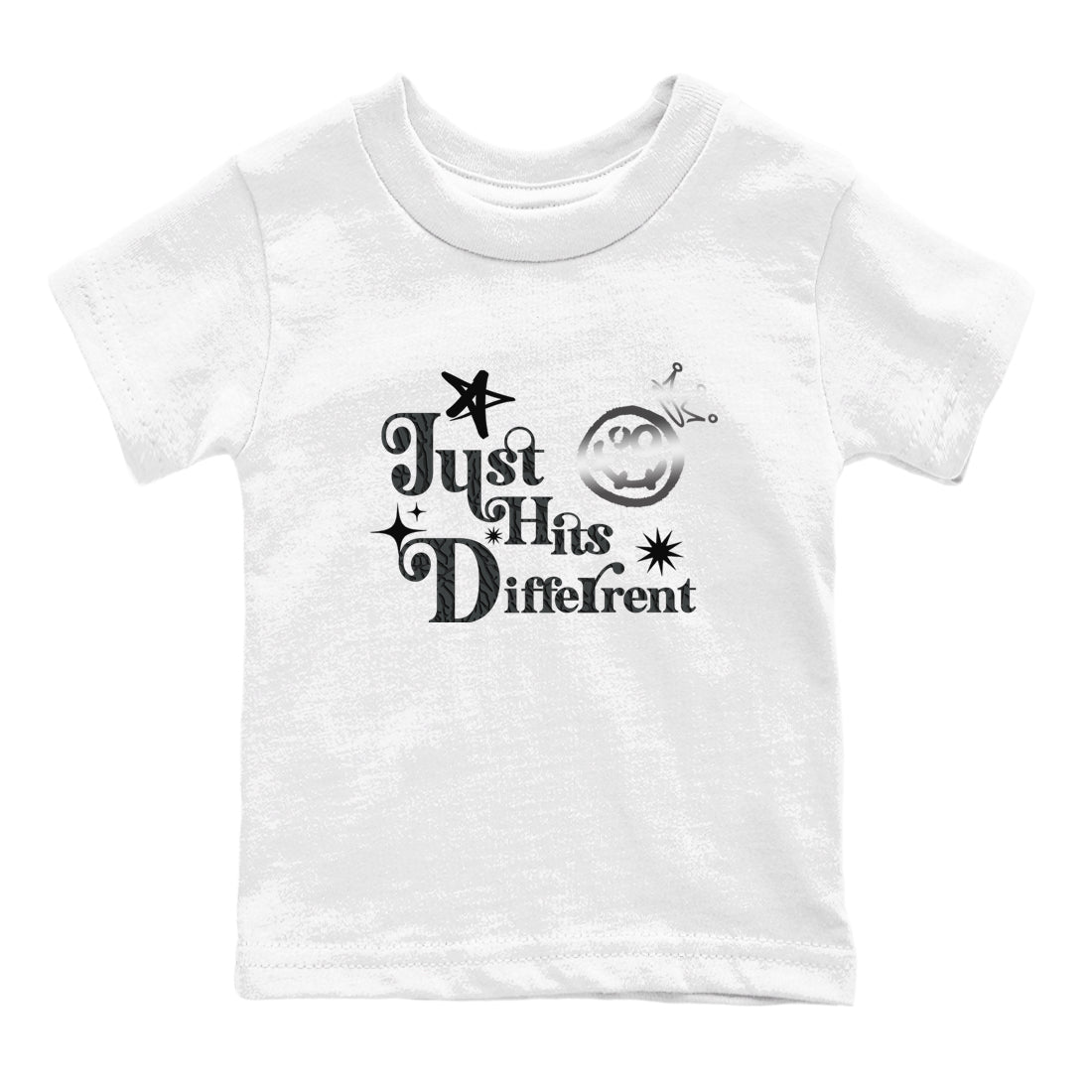 3s Black Cat shirts to match jordans Just Hits Different sneaker match tees Air Jordan 3 Retro Black Cat match shoes to clothes SNRT Sneaker Tees Youth Baby White 2 tee