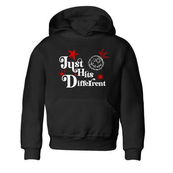 3s Black Cement shirts to match jordans Just Hits Different sneaker match tees Air Jordan 3 Black Cement match shoes to clothes SNRT Sneaker Tees Youth Baby Black 2 tee
