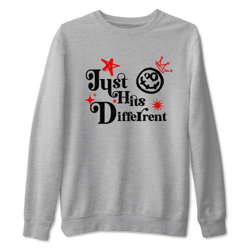 3s Black Cement shirts to match jordans Just Hits Different sneaker match tees Air Jordan 3 Black Cement match shoes to clothes SNRT Sneaker Tees unisex cotton Heather Grey 2 shirts