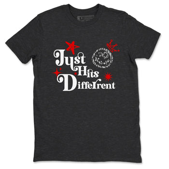 3s Black Cement shirts to match jordans Just Hits Different sneaker match tees Air Jordan 3 Black Cement match shoes to clothes SNRT Sneaker Tees unisex cotton Charcoal Heather 2 shirts