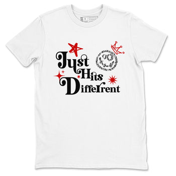 3s Black Cement shirts to match jordans Just Hits Different sneaker match tees Air Jordan 3 Black Cement match shoes to clothes SNRT Sneaker Tees unisex cotton White 2 shirts