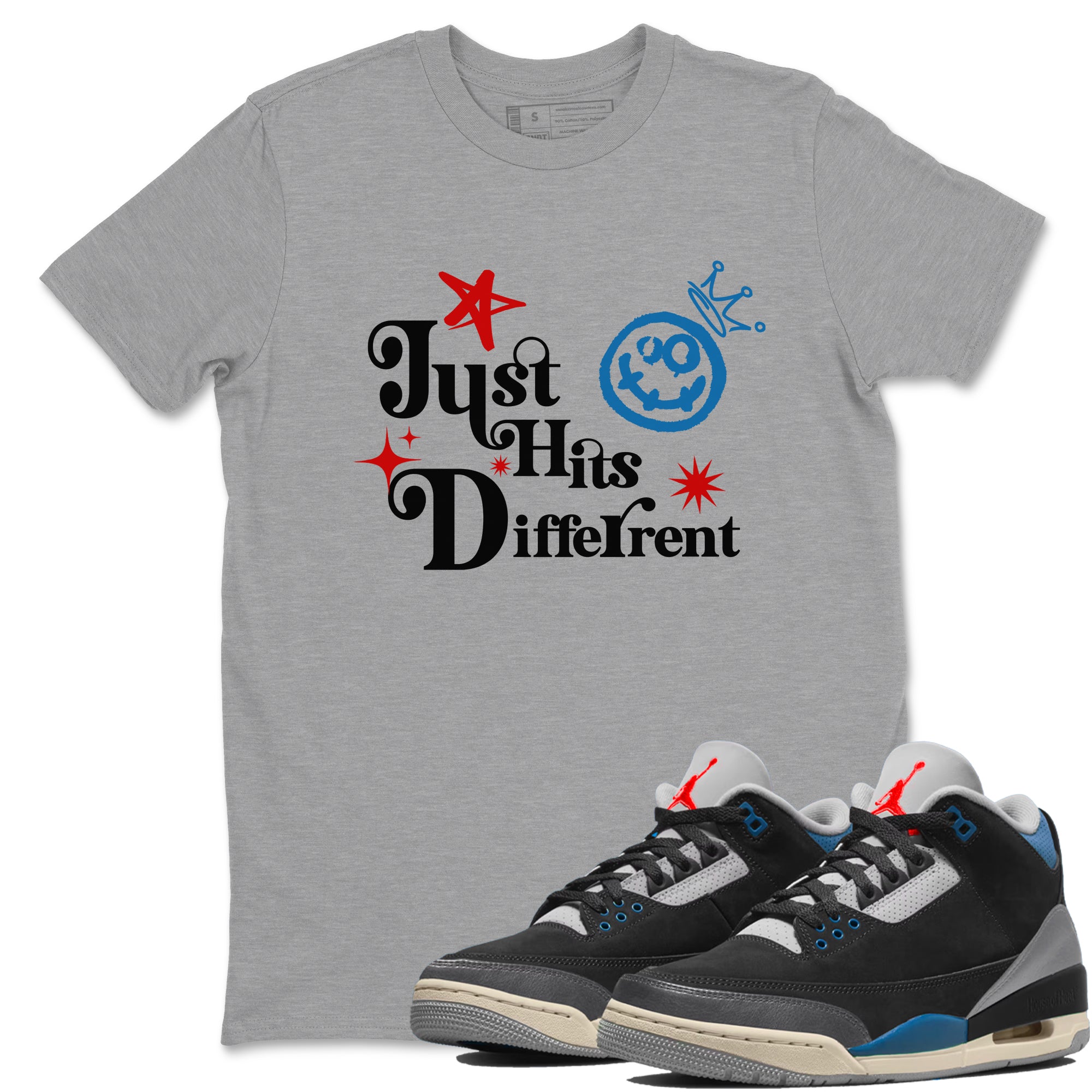 Air Jordan 3 Rare Air | Just Hits Different Graphic T-Shirt