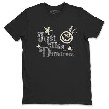 3s Sail and Cement Grey shirts to match jordans Just Hits Different sneaker match tees Air Jordan 3 Retro Sail and Cement Grey match shoes to clothes SNRT Sneaker Tees unisex cotton Black 2 shirts