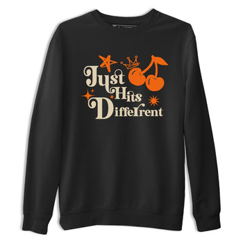 Just Hits Different sneaker match t-shirt styled to complete your fit with the Air Jordan 3 Starfish sneakers, shown in Black 2.