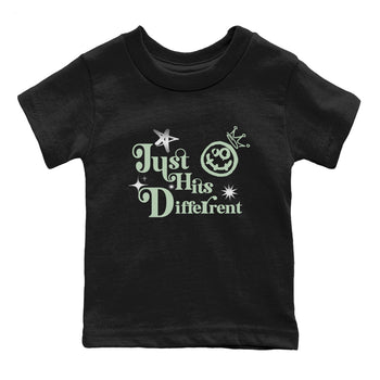 4s Abundance shirts to match jordans Just Hits Different sneaker match tees Air Jordan 4 Seafoam match shoes to clothes SNRT Sneaker Tees Youth Baby Black 2 tee