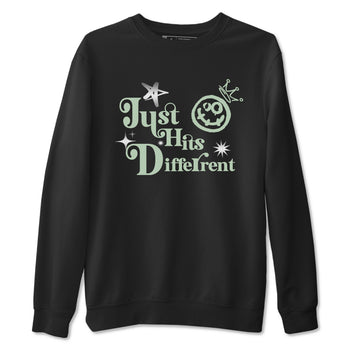 4s Abundance shirts to match jordans Just Hits Different sneaker match tees Air Jordan 4 Seafoam match shoes to clothes SNRT Sneaker Tees unisex cotton Black 2 shirts