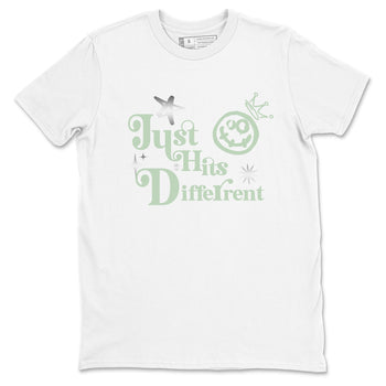 4s Abundance shirts to match jordans Just Hits Different sneaker match tees Air Jordan 4 Seafoam match shoes to clothes SNRT Sneaker Tees unisex cotton White 2 shirts