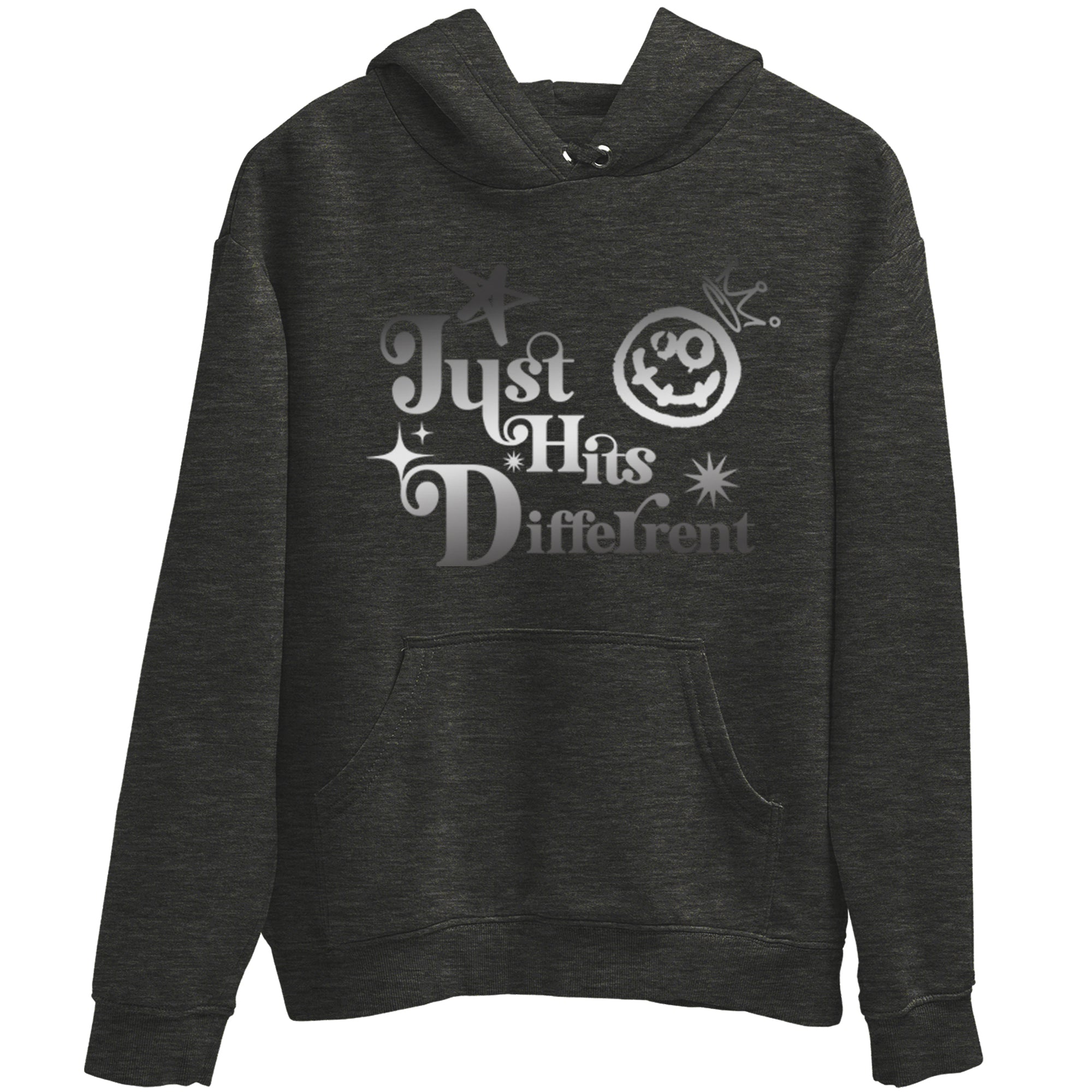 4s Black Cat shirts to match jordans Just Hits Different sneaker match tees Air Jordan 4 Black Cat match shoes to clothes SNRT Sneaker Tees unisex cotton Charcoal Heather 2 shirts