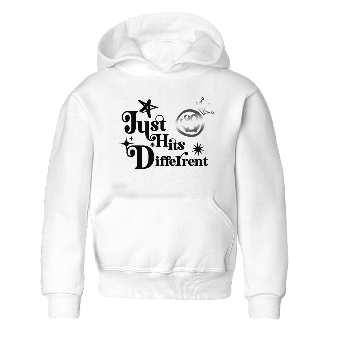 4s Black Cat shirts to match jordans Just Hits Different sneaker match tees Air Jordan 4 Black Cat match shoes to clothes SNRT Sneaker Tees Youth Baby White 2 tee