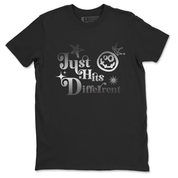 4s Black Cat shirts to match jordans Just Hits Different sneaker match tees Air Jordan 4 Black Cat match shoes to clothes SNRT Sneaker Tees unisex cotton Black 2 shirts