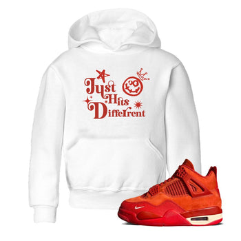 4s Brick By Brick shirts to match jordans Just Hits Different sneaker match tees Air Jordan 4 Nigel match shoes to clothes SNRT Sneaker Tees Youth Baby White 1 tee